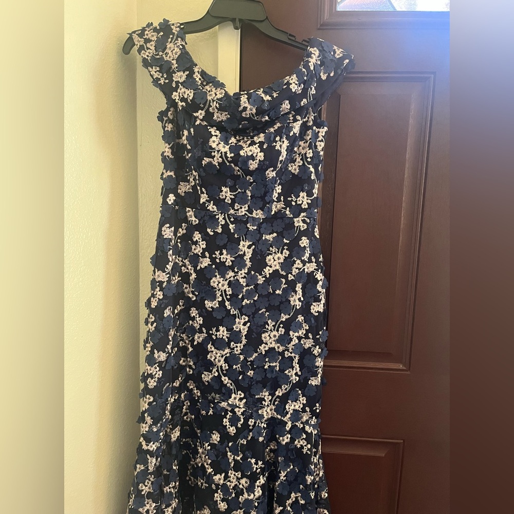 Xscape Off-the-Shoulder Midi Dress - Picture 3 of 6